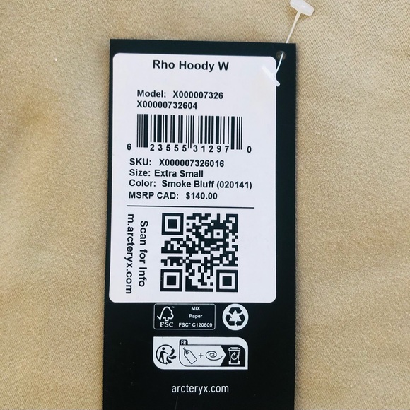 Arc’teryx|Rho Hoody|Beige - Picture 6 of 12